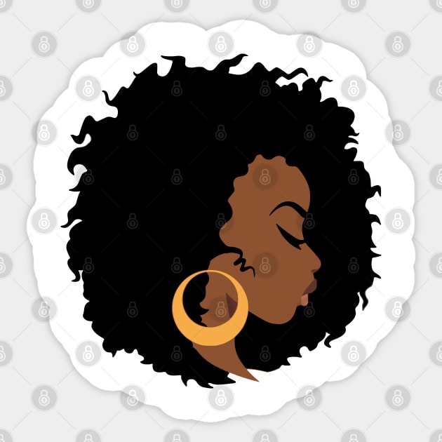 Black Woman, Black Girl Magic, African American Sticker by UrbanLifeApparel